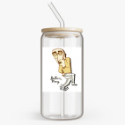 Банка с бамбуковой крышкой