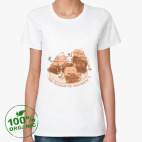 Женская футболка органик