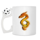 Кружка с футбольным мячиком
