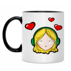 Кружка двухцветная