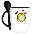 Кружка с ложкой