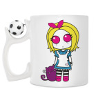 Кружка с футбольным мячиком