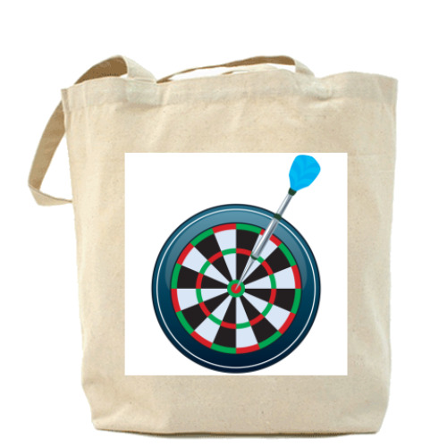 Сумка шоппер с принтом Дартс