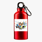 Металлическая бутылка 400 мл UV-DTF