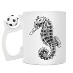 Кружка с футбольным мячиком