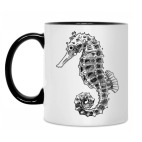 Кружка двухцветная