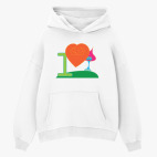 Толстовка худи оверсайз