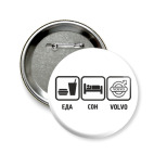 Значок 58 мм  volvo