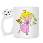 Кружка с футбольным мячиком