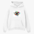 Толстовка худи оверсайз