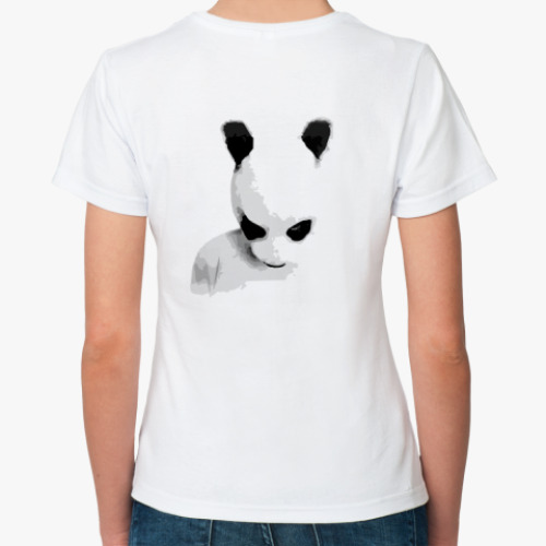 Классическая футболка с принтом Hardcore & Art