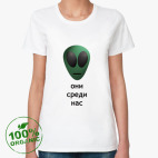 Женская футболка органик