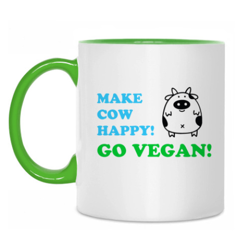 Кружка Go Vegan!