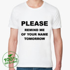 Мужская футболка органик