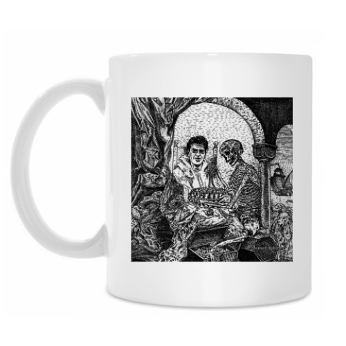 Кружка с принтом Иллюзия Смерти 1