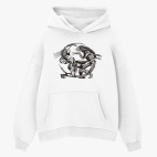 Толстовка худи оверсайз