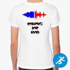 Женская спортивная футболка