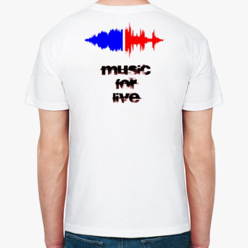 Футболка с принтом Music