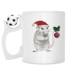 Кружка с футбольным мячиком