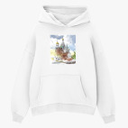 Толстовка худи оверсайз