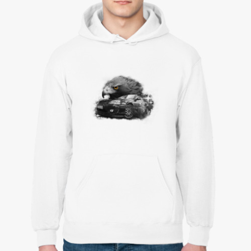 Толстовка худи с принтом Скорость Ястреба