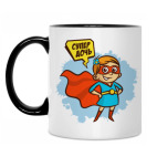 Кружка двухцветная