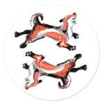 Собака в японском стиле