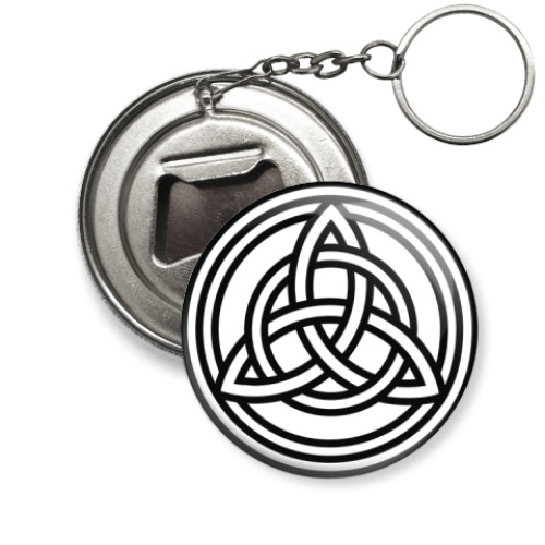 Брелок-открывашка с принтом Триада