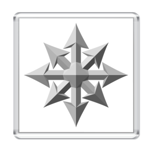 Магнит с принтом Хаос