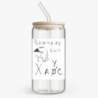 Банка с бамбуковой крышкой