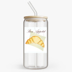 Банка с бамбуковой крышкой