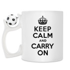 Кружка с футбольным мячиком