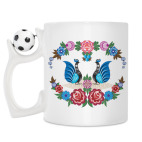 Кружка с футбольным мячиком