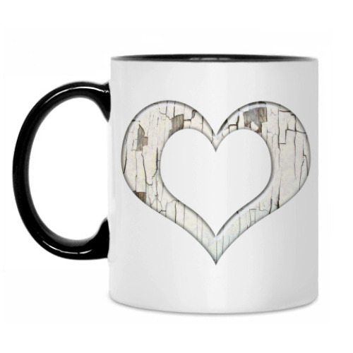 Кружка с принтом Сердце