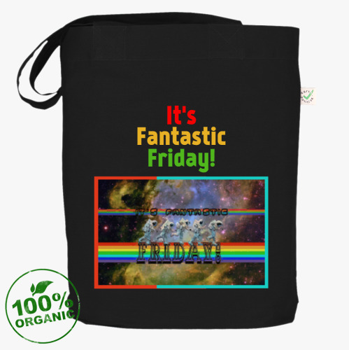 Сумка шоппер Космонавты. It's fantastic Friday!