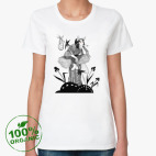 Женская футболка органик