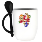 Кружка с ложкой