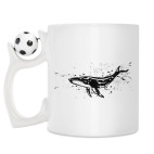 Кружка с футбольным мячиком