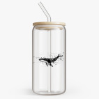 Банка с бамбуковой крышкой