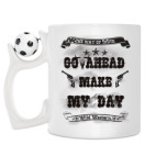 Кружка с футбольным мячиком