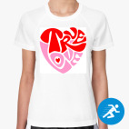 Женская спортивная футболка