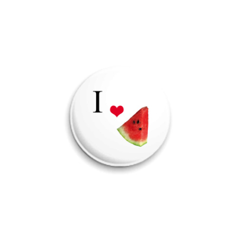 Значок 25мм с принтом Watermelon