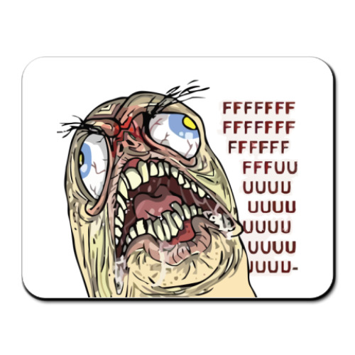 Коврик для мыши с принтом FFFUUU