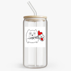 Банка с бамбуковой крышкой