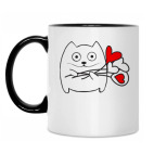 Кружка двухцветная