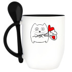 Кружка с ложкой