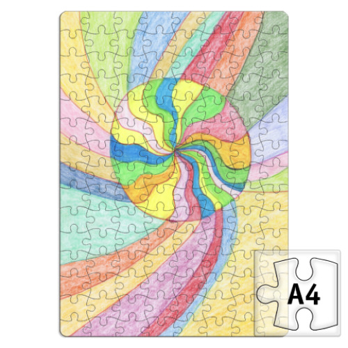 Пазл с принтом  'Леденец'