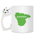 Кружка с футбольным мячиком