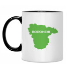 Кружка двухцветная