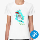 Женская спортивная футболка